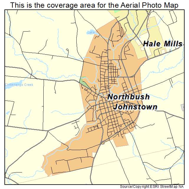 Johnstown, NY location map 