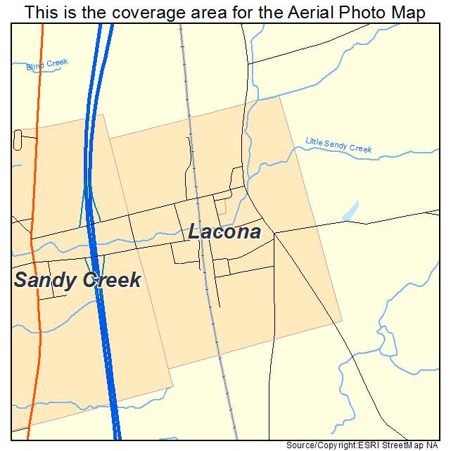 Lacona, NY location map 