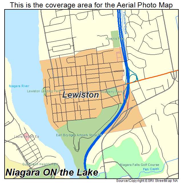 Lewiston, NY location map 