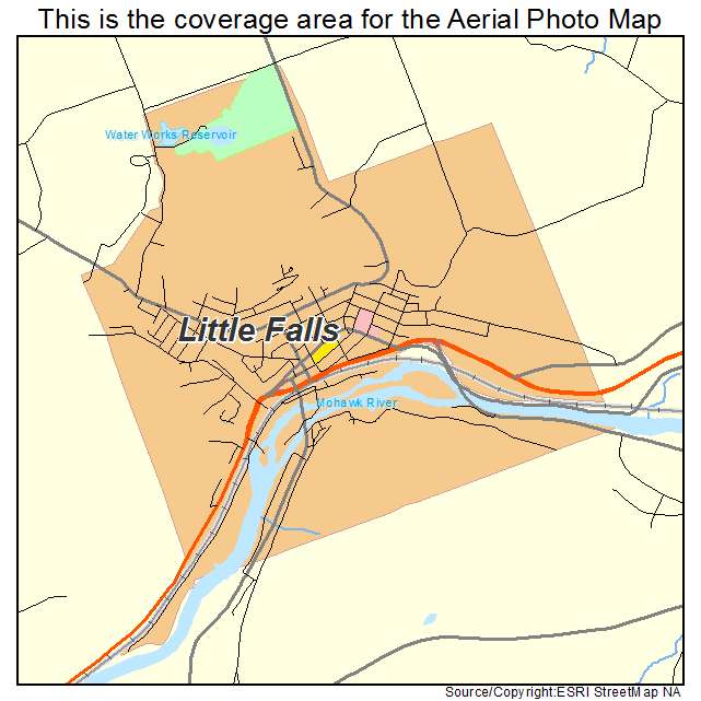Little Falls, NY location map 