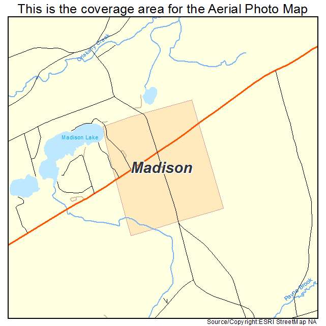 Madison, NY location map 