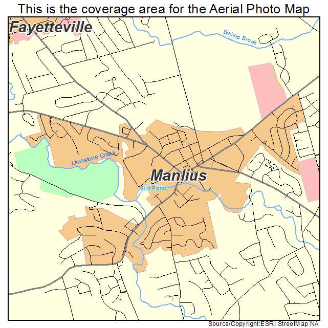 Manlius, NY location map 