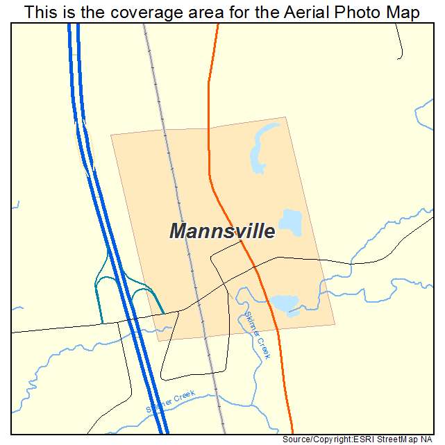 Mannsville, NY location map 