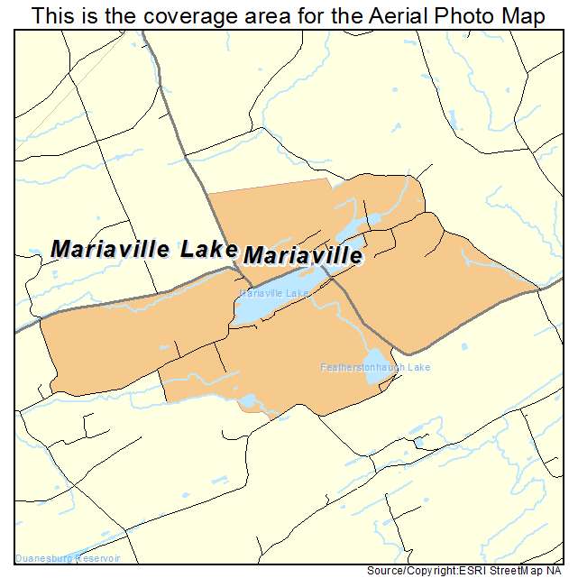 Mariaville Lake, NY location map 