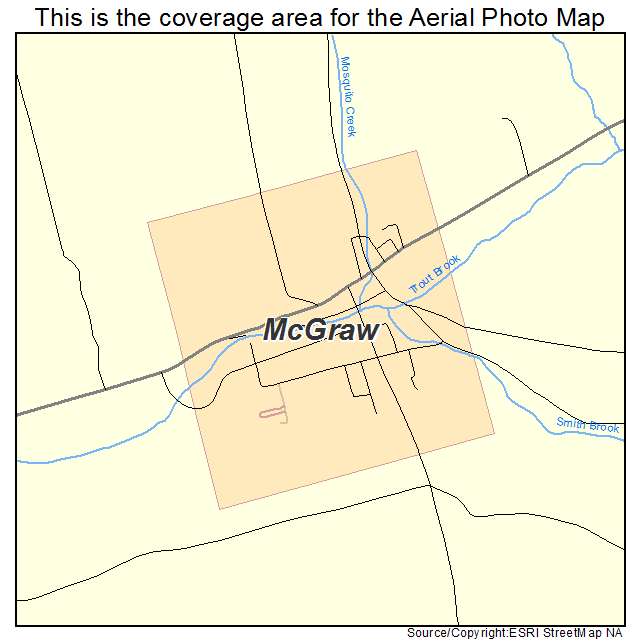 McGraw, NY location map 