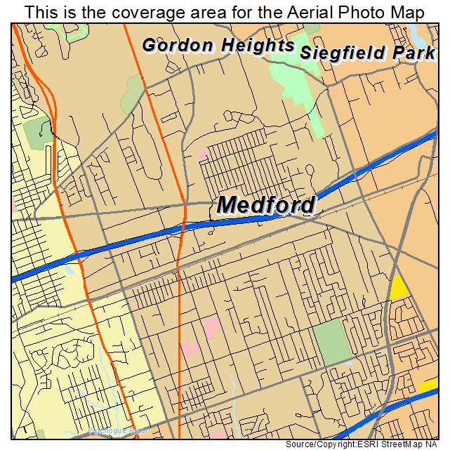 Medford, NY location map 