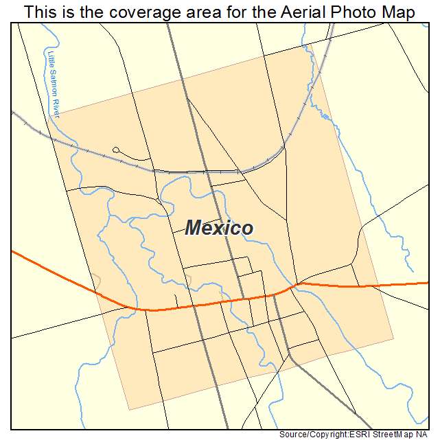 Mexico, NY location map 