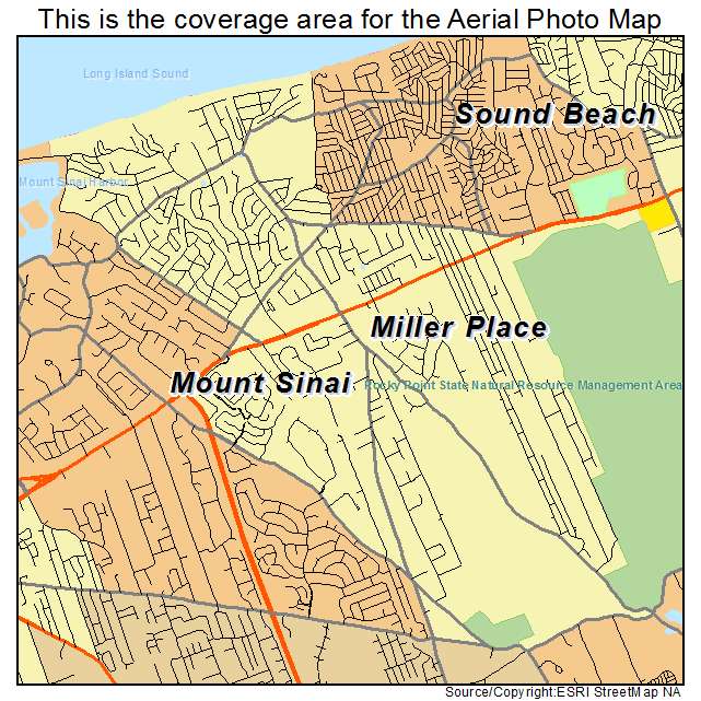 Miller Place, NY location map 