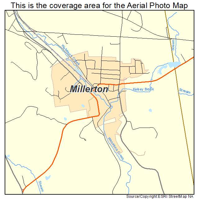 Millerton, NY location map 