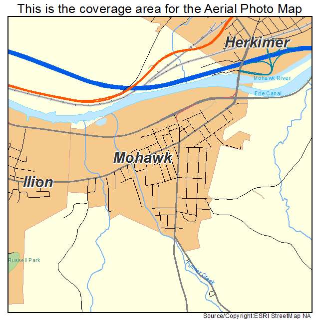 Mohawk, NY location map 
