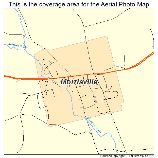 Morrisville, NY location map 