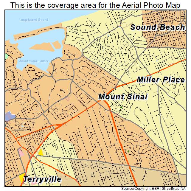 Mount Sinai, NY location map 
