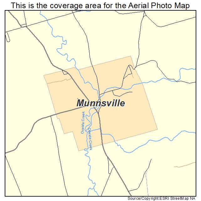 Munnsville, NY location map 
