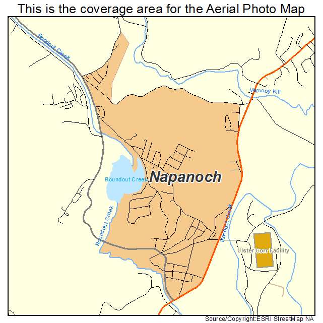 Napanoch, NY location map 
