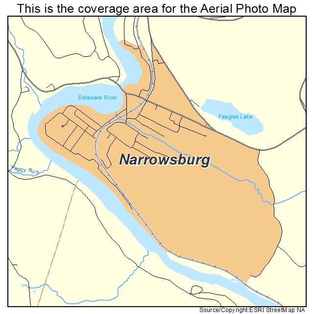 Narrowsburg, NY location map 