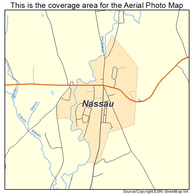 Nassau, NY location map 