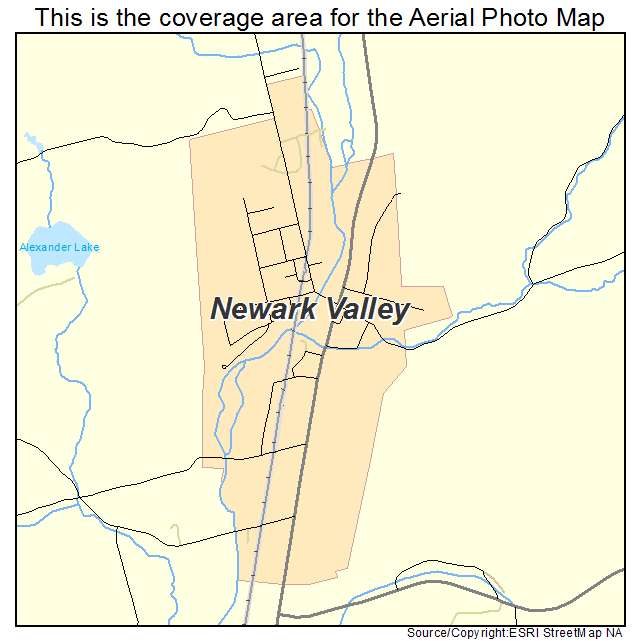 Newark Valley, NY location map 