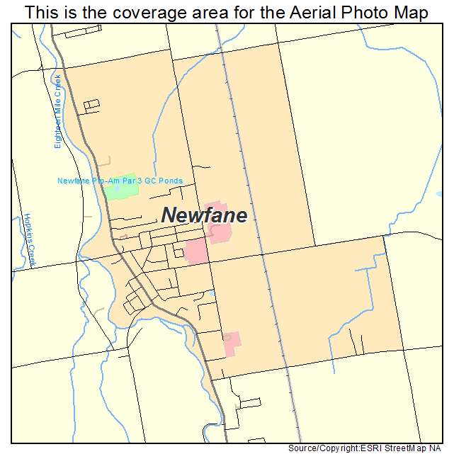 Newfane, NY location map 
