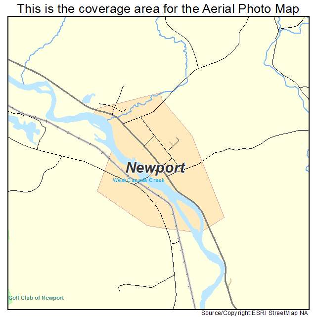 Newport, NY location map 
