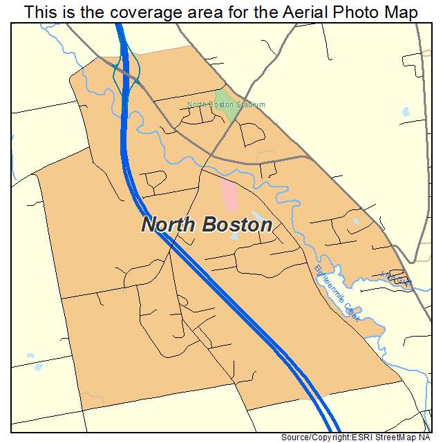 North Boston, NY location map 