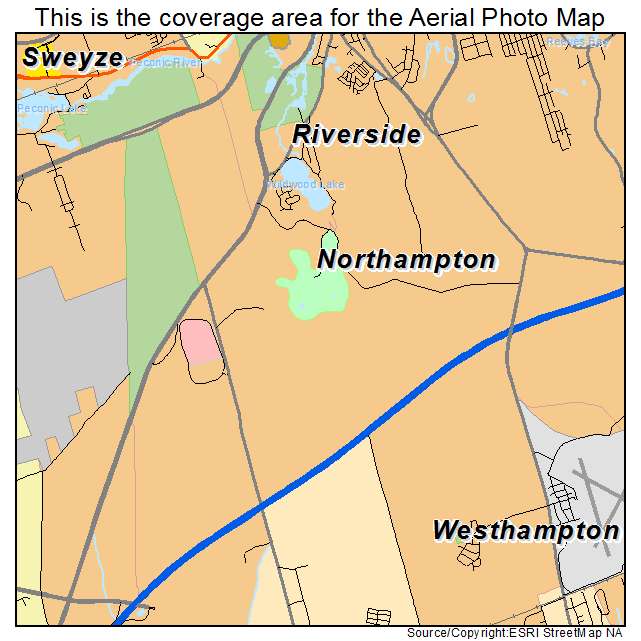 Northampton, NY location map 