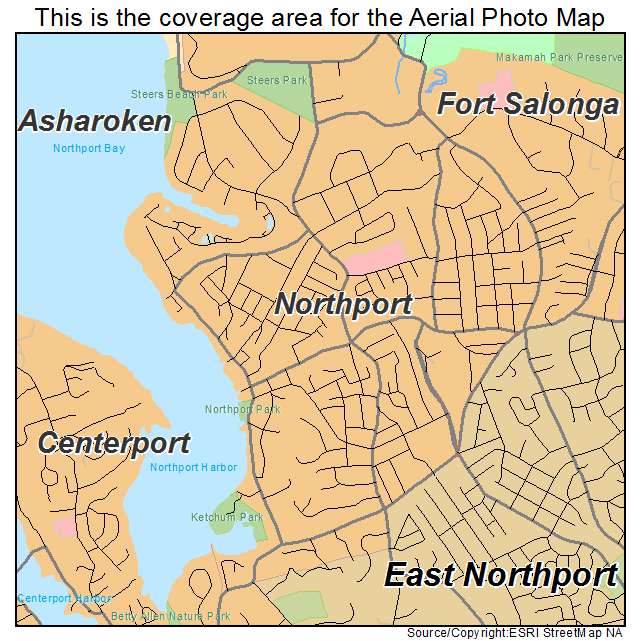 Northport, NY location map 