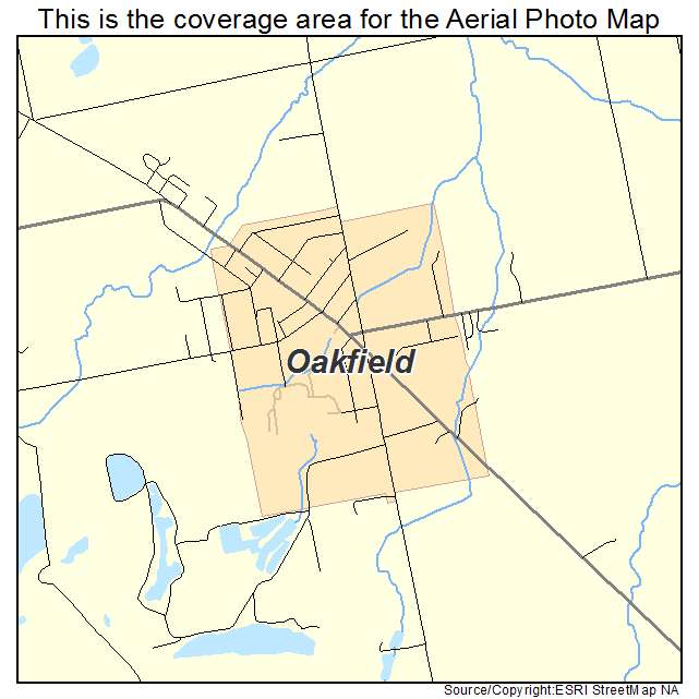 Oakfield, NY location map 