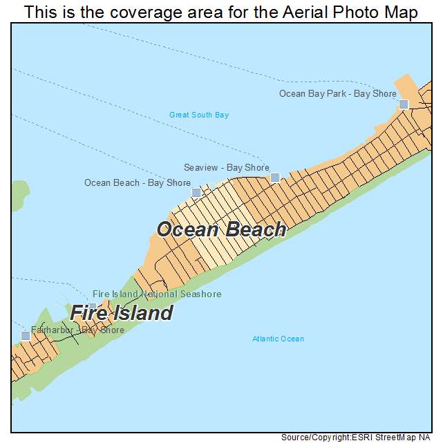Ocean Beach, NY location map 