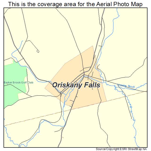 Oriskany Falls, NY location map 