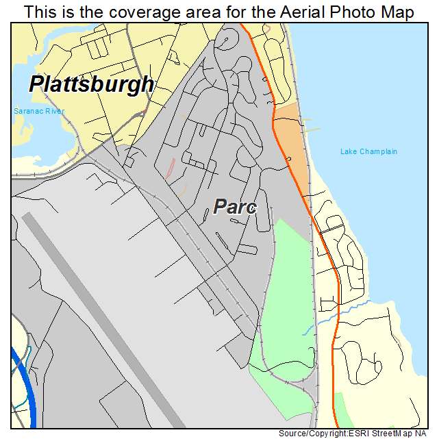 Parc, NY location map 