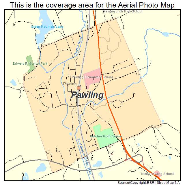 Pawling, NY location map 