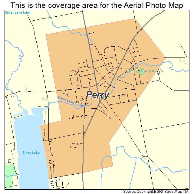 Perry, NY location map 