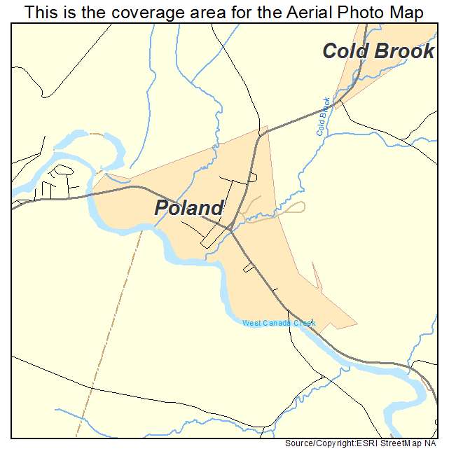 Poland, NY location map 