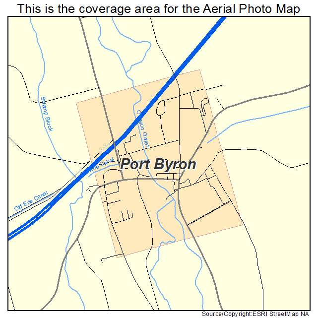 Port Byron, NY location map 