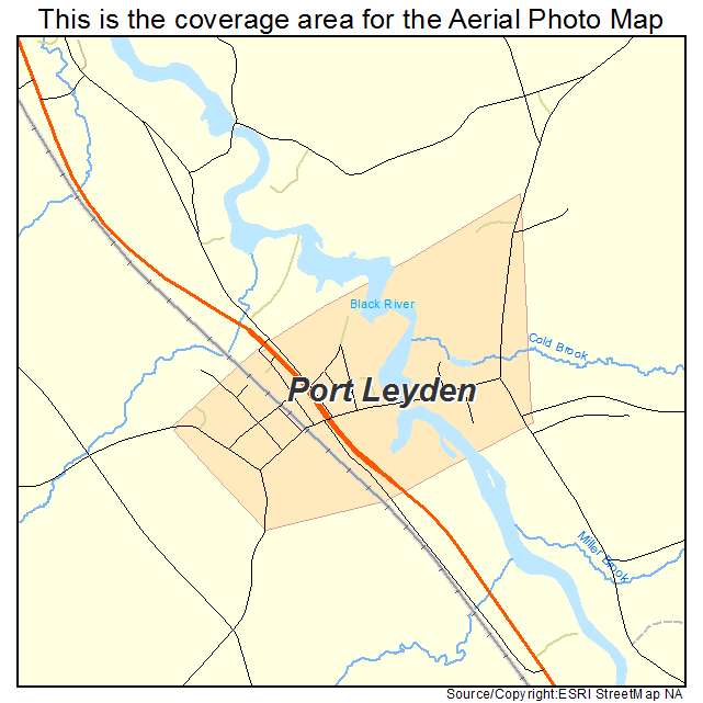 Port Leyden, NY location map 