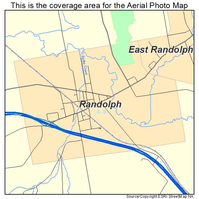 Randolph, NY location map 