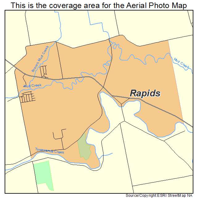 Rapids, NY location map 