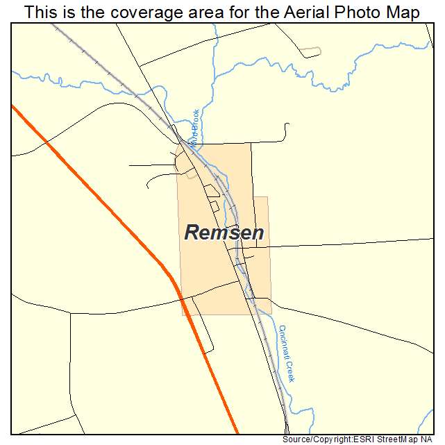 Remsen, NY location map 