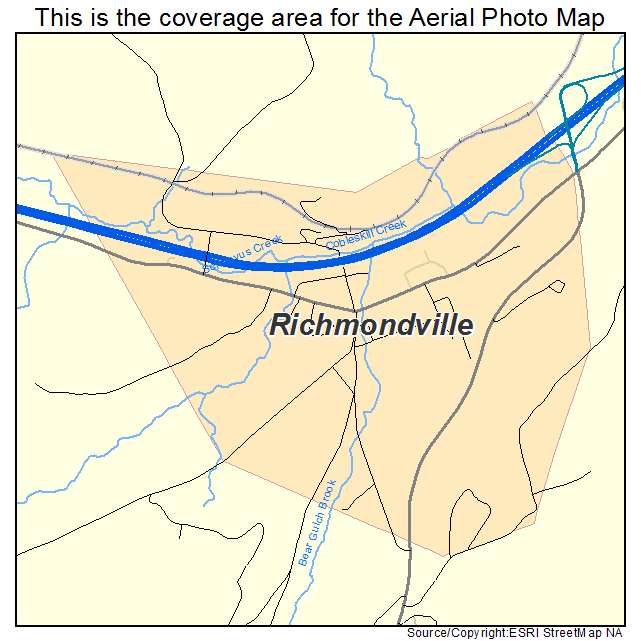 Richmondville, NY location map 