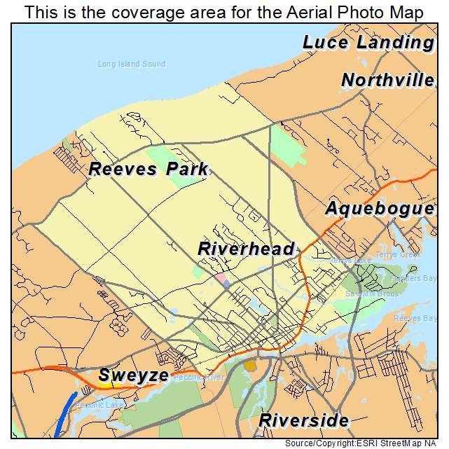 Riverhead, NY location map 