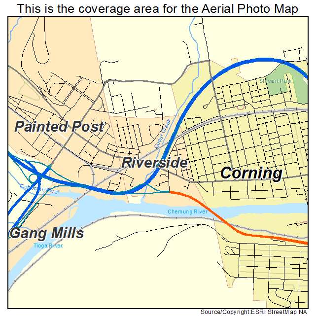 Riverside, NY location map 