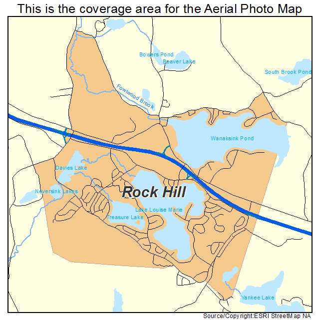 Rock Hill, NY location map 
