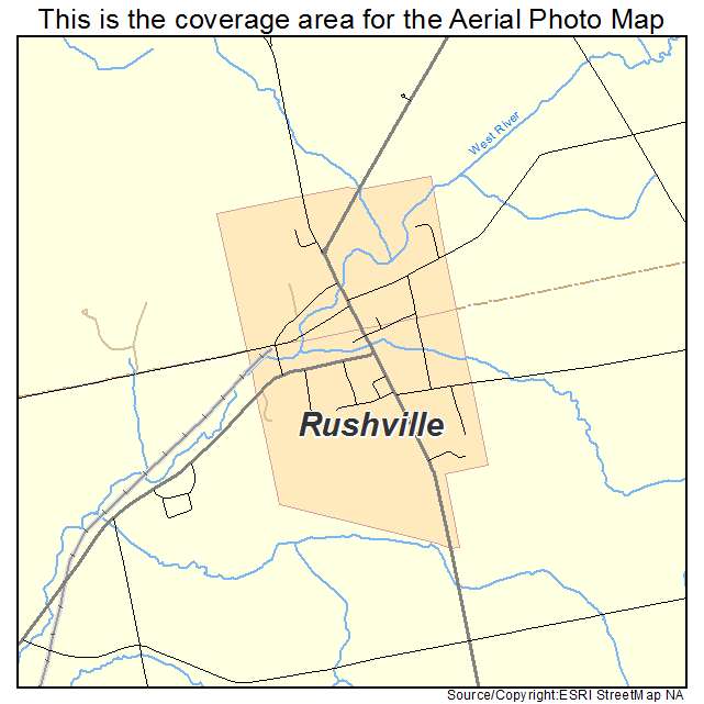 Rushville, NY location map 