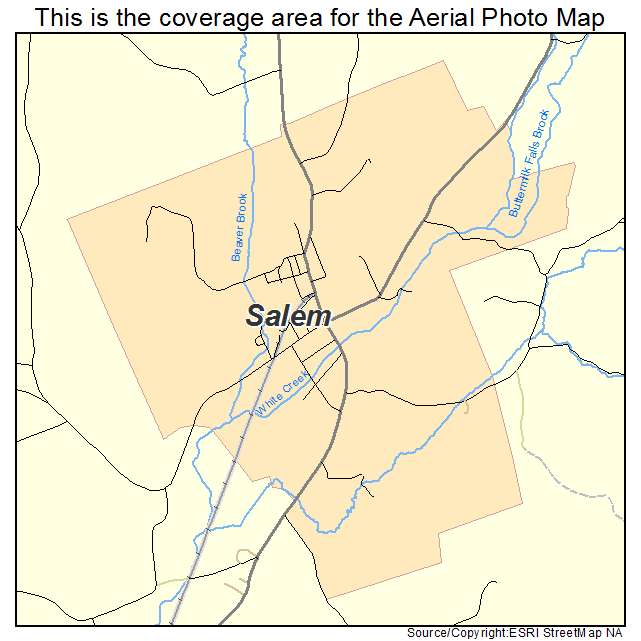 Salem, NY location map 