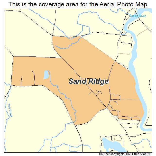 Sand Ridge, NY location map 