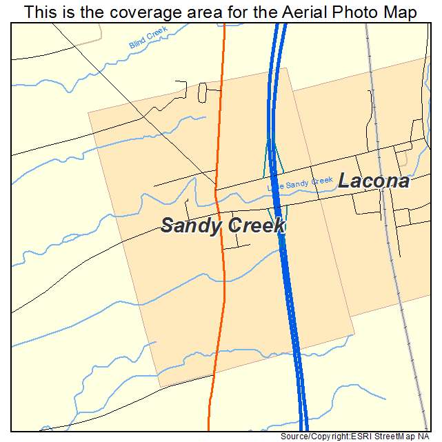 Sandy Creek, NY location map 