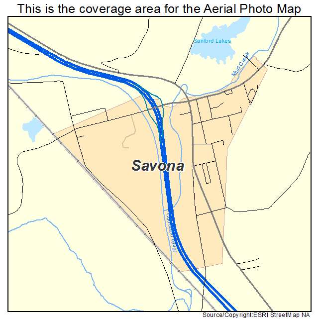 Savona, NY location map 