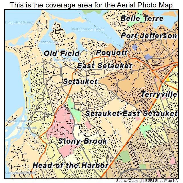 Setauket East Setauket, NY location map 