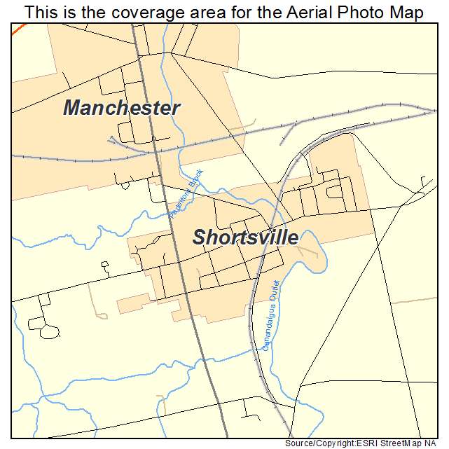 Shortsville, NY location map 