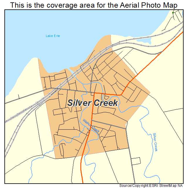 Silver Creek, NY location map 